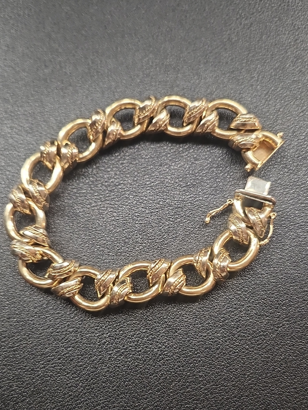 Gold Link Chain Bracelet - Polished